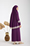 Two-Piece Guipure Lace Prayer Dress - 3