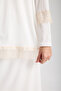 Two-Piece Guipure Lace Prayer Dress - 5