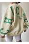 Unisex Plus Size Chicago Printed Crew Neck Oversize Sweatshirt Hoodie