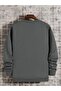 Plus Size Nasa Unknown Printed 3 thread Oversize Crew Neck Sweatshirt - 2