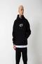 'hoodie' Black Gangster's Paradise Printed Oversize Hoodie Sweatshirt - 3