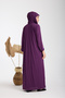 One-Piece Zipper Shawl Prayer Dress - 4