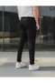 New Season Slim Fit Belted and Tongue Closure Linen Trousers Dil11 - 4