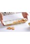 Beth & Lily – Moonlight White & Gold Ceramic Cracker Tray | Luxury Cheese & Snack Board | UAE GCC Gift
