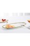 Beth & Lily – Sienna White & Gold Beaded Ceramic Oval Server | Premium Entertaining Piece | UAE GCC - 5