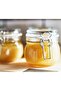 6 Pieces of Glass Jars with Leak-Proof Lids Volume 130 ml Set of 6 Storage Jars Jam Jar Transparent - 4