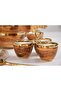 Beth & Lily – Rustic Wood & Gold Ceramic Sectional Server | Artisan Cheese Board | Eid & Entertaining | UAE - 2