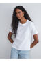 White Crew Neck Women's T-Shirt