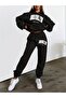 Unisex Men's Women's Brooklyn Printed Oversize 3 Thread Hooded Tracksuit Set