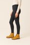 Tin Women's Black Smoked Super Skinny Fit Stretch Lycra High Waist Denim Jean Jeans - 2