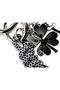 Paracord Knitted Women's Charm – Silver Plated Clover Detail, Bag and Keychain Accessory - 6