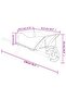 Wheelbarrow Planter 128x45.5x43 cm Solid Wood Fir - 3
