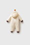 Baby Boy Winter Regular Fit White Overalls Usb2539-C-V1 - 3