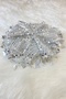 Silver Halay Handkerchief, Bridal Handkerchief, Sequin Halay Handkerchief 5 Pieces Gray, Wedding Henna Circumcision Engagement - 2