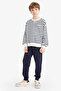 School Jogger Navy Blue Boy's Tracksuit Bottoms R5970A6/Nv253 - 2