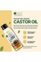Castor Oil for Hair Growth, 100ml | Certified Organic Cold Pressed Castor Oil for Face & Hair, Hexane Free - 2
