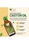 Castor Oil for Hair Growth, 500ml | Certified Organic Cold Pressed Castor Oil for Face & Hair, Hexane Free - 2