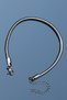 Steel Italian Round Snake Bracelet 4 mm Silver Color |   Non-Blackening, Unisex, 2 Years Warranty