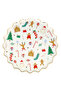 Meri Meri - Jolly Christmas Dinner Plates - New Year Plates (L) (8-Pack)