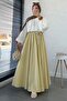 Premium Voile Crush Skirt - Butter Yellow