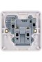 Lisse UK Standard Switch Socket White, 1 Gang 13A 86×86 mm, BS 1363-2 Standard - 4