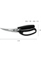 Kitchen Scissors,Multipurpose Stainless Steel Poultry Shears with Comfortable Grips - 6