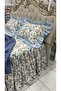 Double Fitted Sheet with Ruffled Skirt, 2 Ruffled Pillowcases and Pique - 8