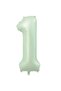 1 Year Old Water Green Foil Balloon 34 Inch (76-82 cm)