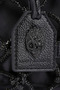 Small Macrame Crystal Black Handbag - 4