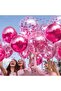 Pink Pearlescent 40 Pieces Metallic Transparent Balloon Premium 2 Pack Balloon Sequins - 5