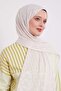 Beige Crystal Pattern Jacquard Capri Shawl - 2