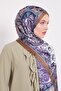 Oil Green Mixed Desenal Indian Silk Shawl