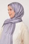 Silver Stripe Detail Monogram Silk Shawl - 2