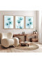 3 Pcs Wood Frame Living Room Hall Kitchen Table Set Set3366 - 2