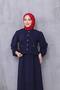 Women's Waist Adjustable Ayrobin Fabric Shirt Skirt Double Hijab Suit