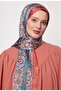 Tile Tie Dye Pattern Indian Silk Shawl - 3