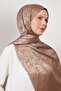 Mink Flower Pattern Italian Jacquard Shawl - 2