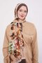 Orange Zigzag Cotton Shawl - 2