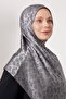 Smoked Leopard Pattern Italian Jacquard Shawl - 2