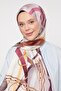 شال من نسيج قطني بنمط سلسلة مموجة من Rose Dry - 2