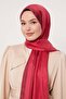 Fuchsia Stripe Detail Monogram Silk Shawl - 2