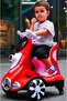 Electric Motorcycle for Kids with 4 Wheels - 4