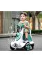 Electric Four-Wheel Kids Car | Bubble Function | 360 Degree Rotation | Cool LED Lights | Seat Belt | - 2