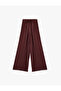Modal Pocket Detailed Elastic Waist Lace up Loose Trousers