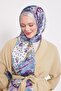 Light Mink Mixed Patterned Indian Silk Shawl