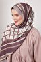 Lilac Striped Foil Pattern Love Shawl - 3