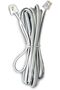 US Type Telephone Extension Cord 5 Meter White- RJ-11 Male Plug with 4 Core Telephone Cable - 2