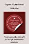 Red Sticker Arted 504 Pieces (a Quality) Round This Package Was Carefully Prepared for You-(3,7X3,7Cm)