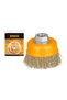 TWISTED WIRE BRUSH FOR ANGLE GRINDER 100MM INGCO - 2