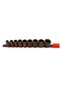 HEXAGON IMPACT SOCKET SET 1/2 10-27MM 9 PIECES ﻿KROFTOOLS
